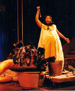 Betti performing in The Laundry July 2000